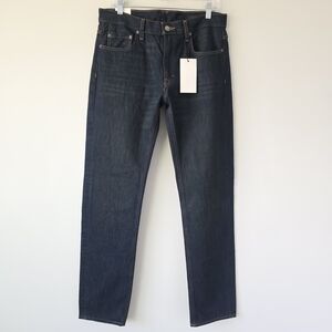 NWT Zara ZW Cigarette Jeans 6 Blue Dark Wash